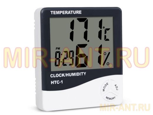 Термометр-гигрометр OT-HOM11  (часы,будильник) "ABI-25884"