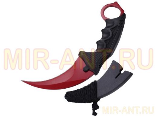 Нож Патриот PT-TRK12 (CS-211)  (Керамбит, красный)